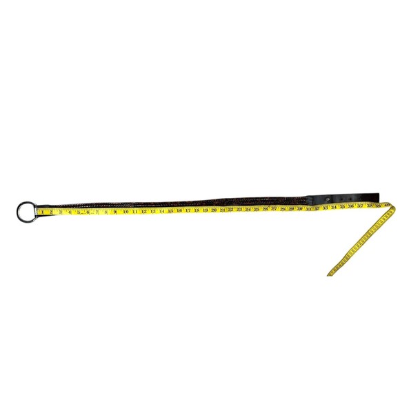 Ellen Tracy Brown Woven Strand Leather Belt  Size L  Boho  Western Vibes - Picture 10 of 13